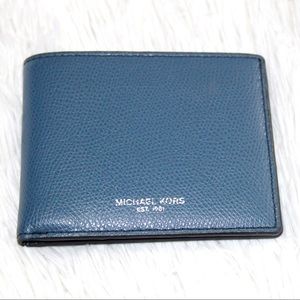 Michael Kors Harrison Crossgrain Leather Wallet